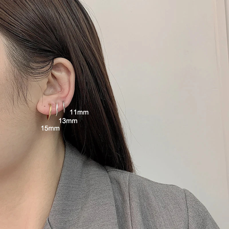 Minimalistic Hoop Clip-On Earrings