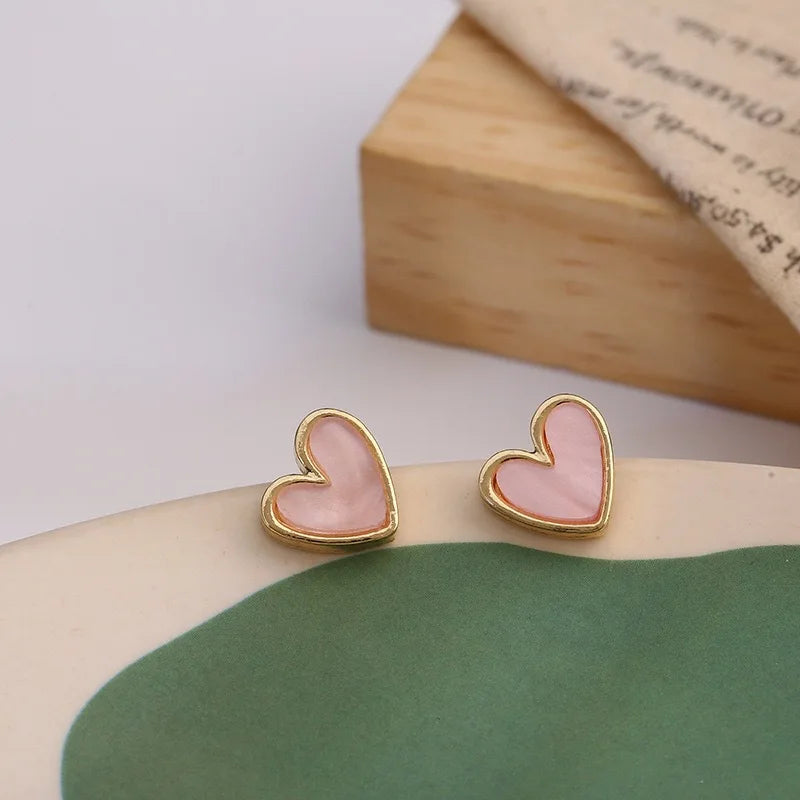 Love Heart Clip-On Earrings