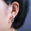 Load image into Gallery viewer, Zircon Circle Earrings