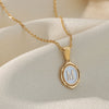 Load image into Gallery viewer, A-Z Initial Oil Style Necklace