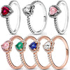 Load image into Gallery viewer, Glitter Heart Ring