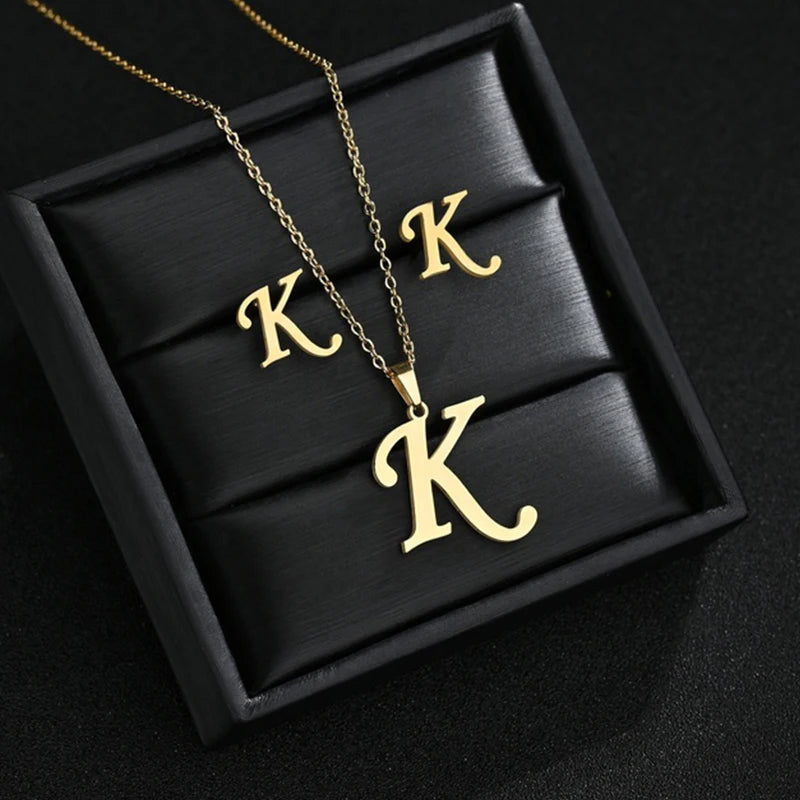 Fashion A-Z Initial Necklace