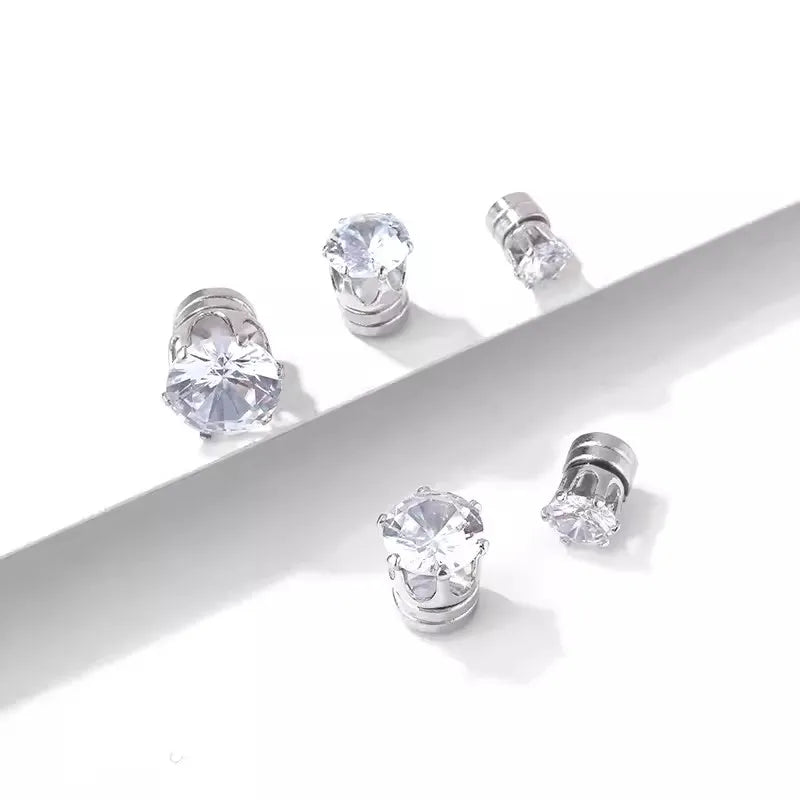 Magnetic Glitter Clip-On Earrings