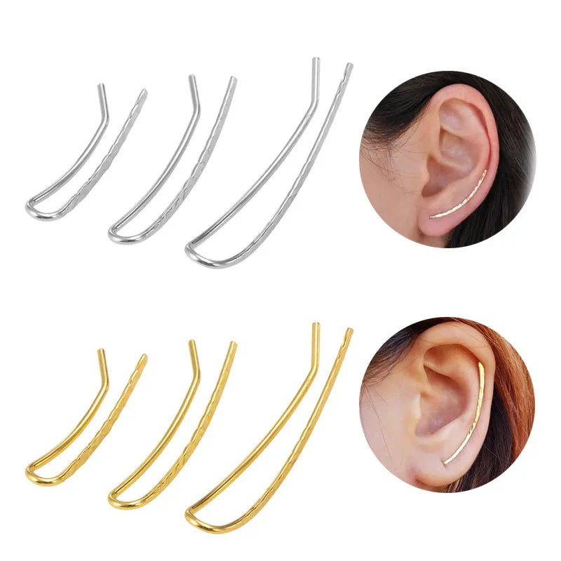 Curved Earrings