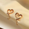 Load image into Gallery viewer, Drawn Heart Clip-On Earrings